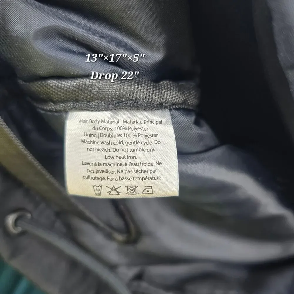 Beyond Yoga Black Drawstring Backpack Tote‎ | Athleisure Gym